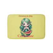 Kerstmis in juli Elf Zeemeermin Thunder_Cove Badmat (Voorkant)