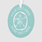 Kerstmis in juli en dollar aangepaste fotoboom ornament (voorkant)