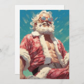 Kerstmis in juli feestdagenkaart (Voorkant / Achterkant)