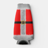 Kerstmis in juli Fun Red Santa Suit Bottle Cooler (Voorkant)