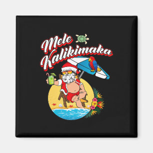 Kerstmis in juli Funny Hawaiaanse Kinderen Zomer S Magneet