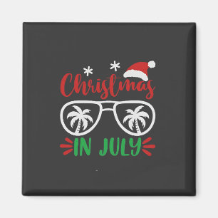 Kerstmis in juli Funny Xmas Kerstman Vakantie Zome Magneet