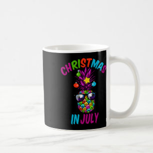 Kerstmis in juli grappige ananas zomer Kerstmis ca Koffiemok