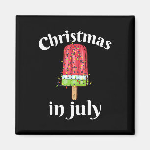 Kerstmis in juli Ijs Kerstboom Zomer Magneet