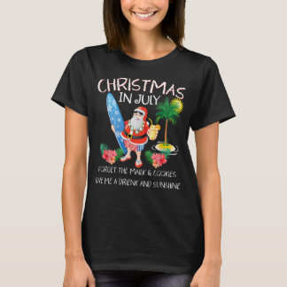 Kerstmis in juli jongstleden t-shirt