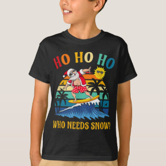Kerstmis in juli jongstleden tijdens het kerstfees t-shirt