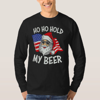 Kerstmis in juli kerstman Ho Ho 4de Kerst Cute Gra T-shirt