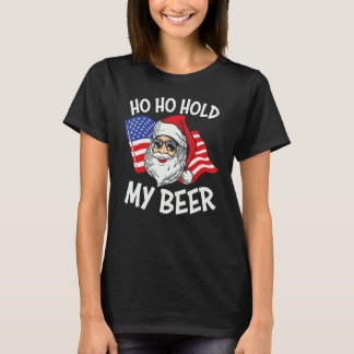 Kerstmis in juli Kerstman Ho Ho 4e kerst Lief Gra T-shirt