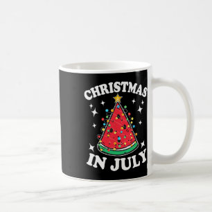 Kerstmis in juli Man watermeloenen zomer Koffiemok