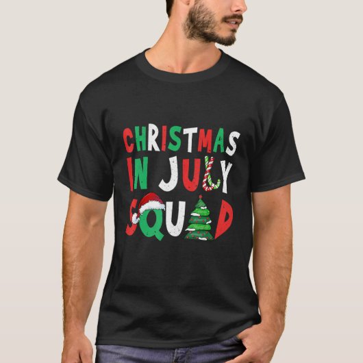 Kerstmis in juli Man zomer zomer Kinderen T-shirt (Voorkant)