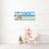 Kerstmis in juli met SANTA CLAUS Spandoek (Insitu)