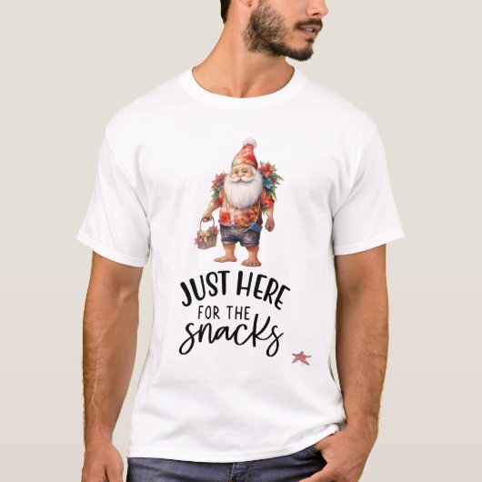 Kerstmis in juli met SINTERKLAAS Strand T-shirt (Voorkant)