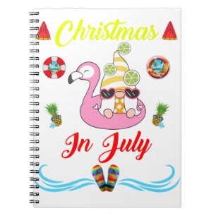 Kerstmis in juli notitieboek