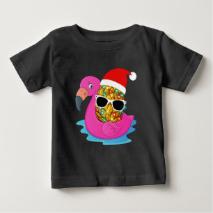 Kerstmis in juli Pet Flamingo Pineapple Santas