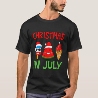 Kerstmis in juli Poppen watermeloen T-shirt