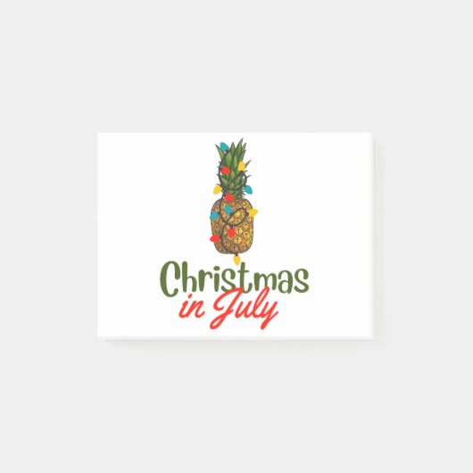 Kerstmis in juli post-it® notes (Voorkant)