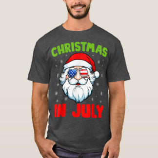 Kerstmis in juli Santa Claus Summer zwemmen T-shirt