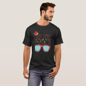 Kerstmis in juli Santa Hat Sunbril Beac T-shirt (Voorkant volledig)