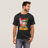 Kerstmis in juli Santa Summer Beach vakantie 8 T-shirt (Voorkant volledig)