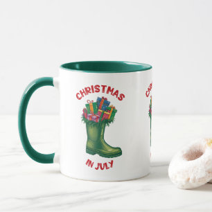 Kerstmis in juli, Santa's laars van vrolijkheid Mok