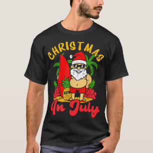 Kerstmis in juli Sinterklaas Vakantie Zomer Mannen T-shirt