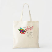 Kerstmis in juli Slaapse flamingos roze flamingo R Tote Bag (Voorkant)