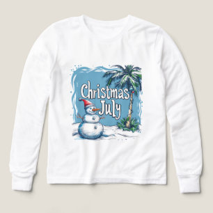 Kerstmis in juli Sneeuwman & Palmboom Ontwerp