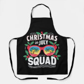 Kerstmis in juli squad zonnebril zomer strand schort (Voorkant)