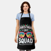 Kerstmis in juli squad zonnebril zomer strand schort (Gedragen)