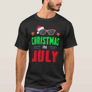 Kerstmis in juli t-shirt