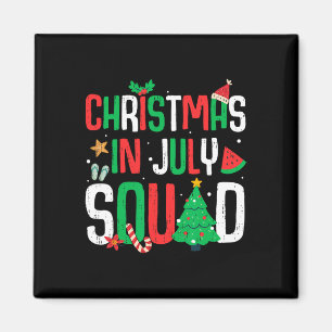 Kerstmis in juli-team Funny zomer strandvakantie Magneet