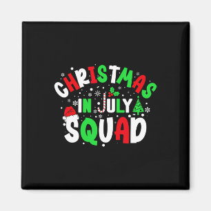 Kerstmis In Juli Team Grappige Kerst Zomer Mannen Magneet