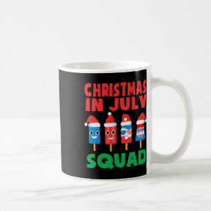 Kerstmis In Juli Team Ijslolly Crew Kerstman Hoed Koffiemok