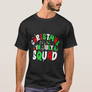 Kerstmis in juli-team Leuke Kerstmis zomer mannen T-shirt