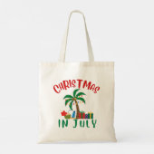 Kerstmis in juli tote bag (Achterkant)