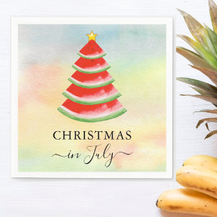 Kerstmis in juli Watermeloen Servet