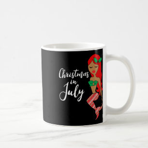 Kerstmis in juli Zeemeermin Koffiemok