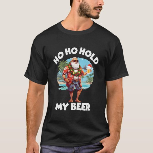 Kerstmis in juli Zomer Santa zonnebril Ho Ho Ho T-shirt
