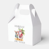 Kerstmis in juli Zomer Strand Vakantie Kerstmis Le Bedankdoosjes (Voorkant Zijde)