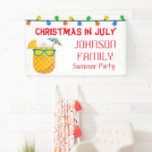 Kerstmis in juli zomerfeest spandoek (Insitu)