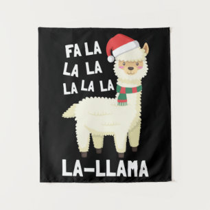 Kerstmis in La Llama Essential Wandkleed