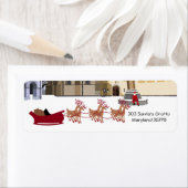 Kerstmis in Londen Etiket (Insitu)