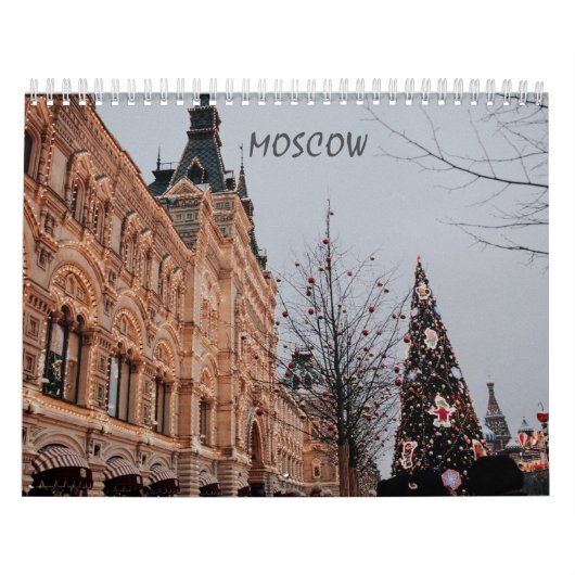 Kerstmis in Moskou Kalender (Hoes)