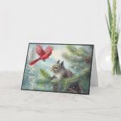 Kerstmis in NC- Alle opbrengst gaat naar orkaan He Feestdagen Kaart (Voorkant)