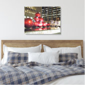 Kerstmis in New York Canvas Afdruk (Insitu (Slaapkamer))