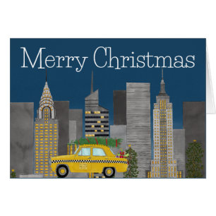 Kerstmis in New York City Aanpasbaar