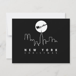 Kerstmis in New York City Kaart