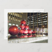 Kerstmis in New York Feestdagenkaart (Voorkant / Achterkant)