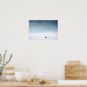 Kerstmis in Noorwegen Poster (Keuken)