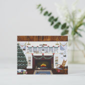 Kerstmis in Oregon Feestdagenkaart (Staand voorkant)